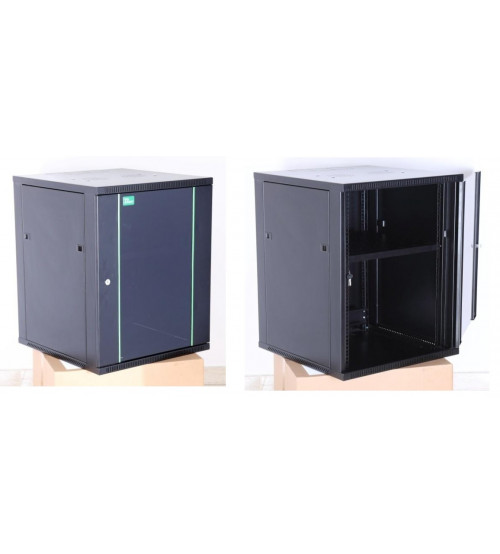 BNET Wall Cabinet 15U 600 x 800 with 2 Fan, 1 Fixed Shelf, Bracket Set ...