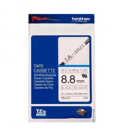 HEAT SHRINK TUBE CASSETTE 8.8MM Brother - Model : HSE-221