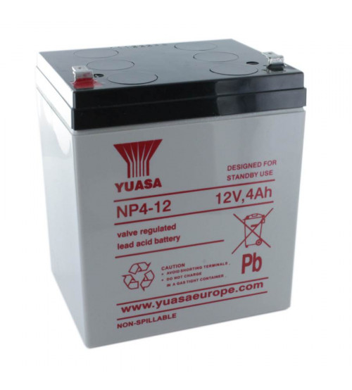 Batterie Plomb 6V 4Ah (70x47x105.5) Yuasa (NP4-6) - Vlad