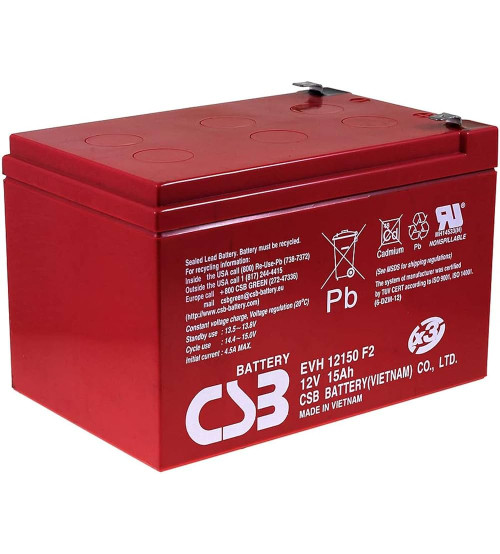 Batería 12V/9Ah CSB HR1234W F2 AGM – SCEI