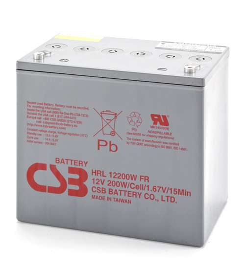 CSB Battery 12V 200W/C-15M (50 AH) - Model : HRL12200WFR