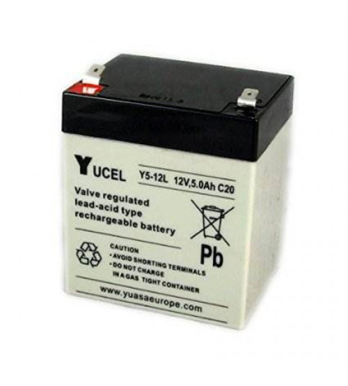 YUASA VRLA Battery 12V 5AH - Yucel / Y5-12