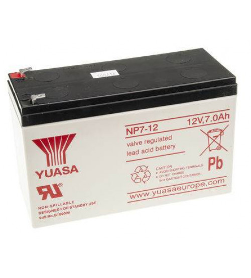 YUASA VRLA Battery 12V 7AH / NP7-12