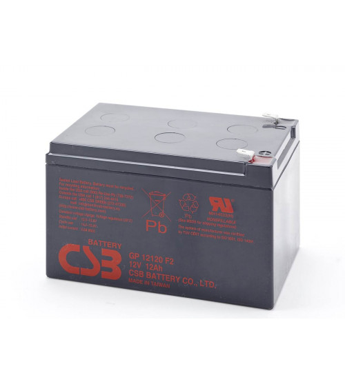 CSB Battery 12V 12AH - Model : GP12120F2