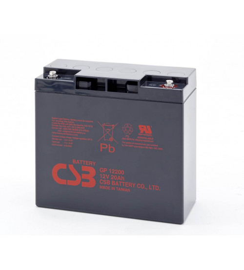 CSB Battery 12V 20AH - Model : GP12200