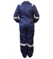 FR Coverall 100% cotton 280gsm Dark Blue with Non FR reflector (size XL)