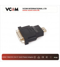 VCOM HDMI 19M/DVI 24+1F Gold Plated